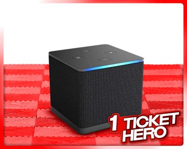 AMAZON FIRE TV CUBE WITH ALEXA, 4K ULTRA HD & LIVE TV!