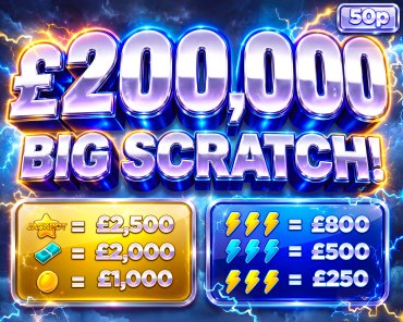 £200,000 BIG SCRATCH! — 1 IN 3.5 CHANCE OF WINNING 💷