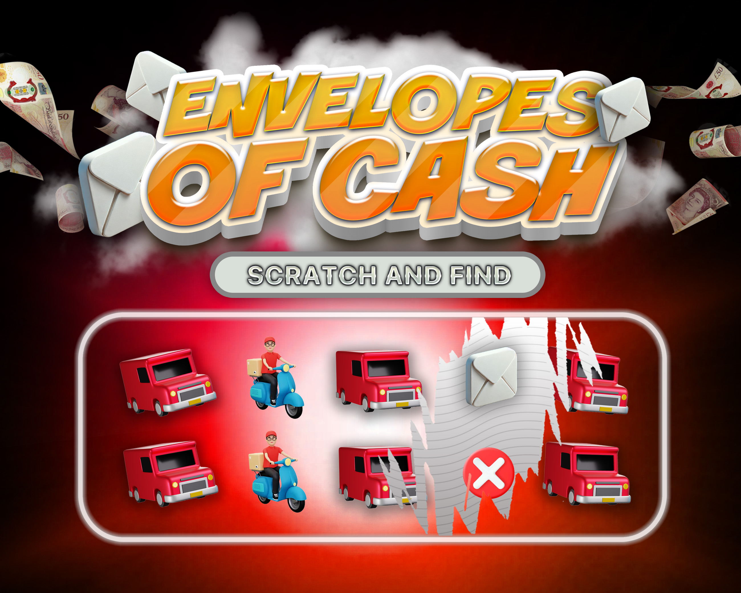 🚨 ENVELOPES OF CASH - PRIZE EVERY TIME ✉️💷