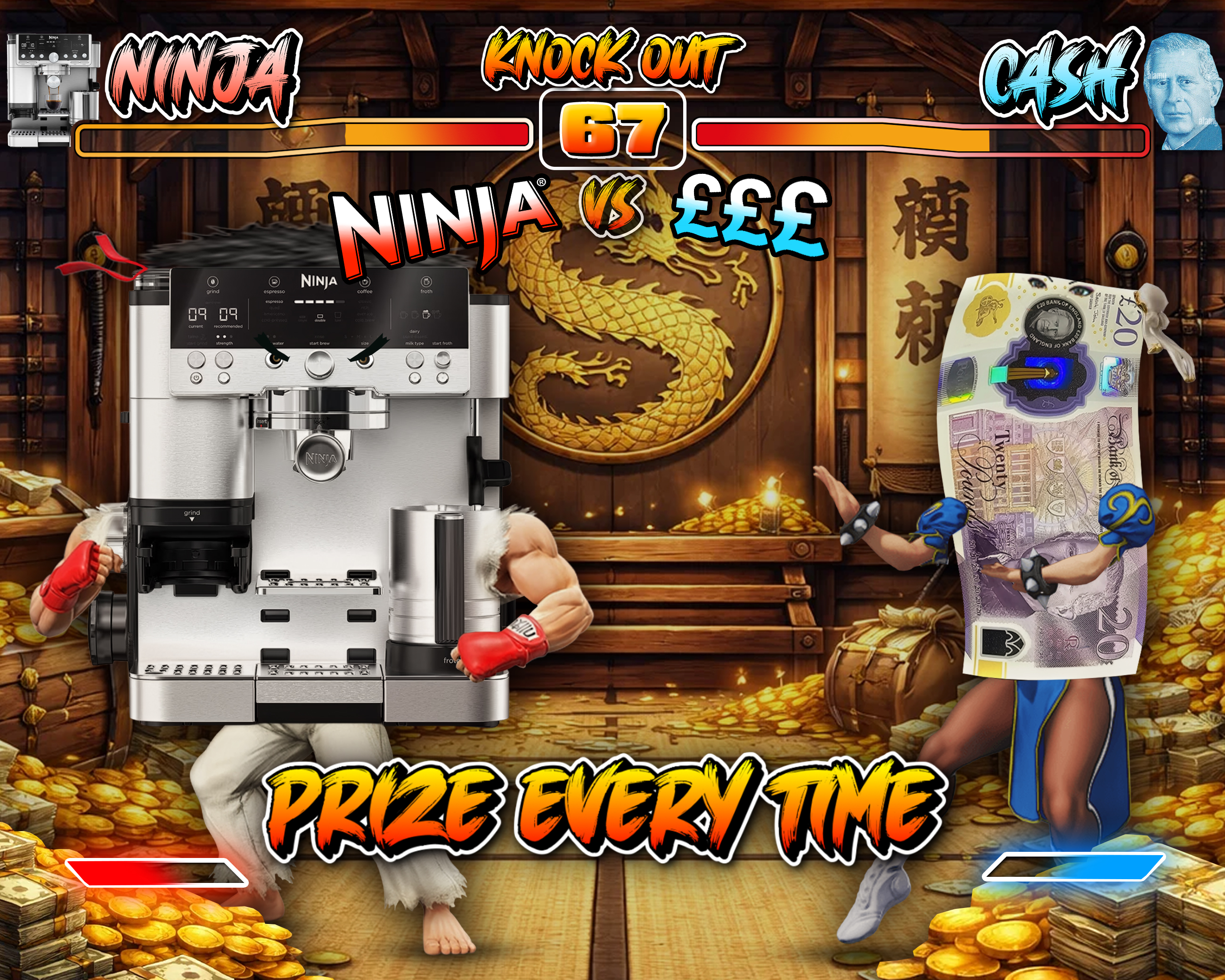 PRIZE EVERY TIME | NINJA & JACKPOT CASH EDITION!