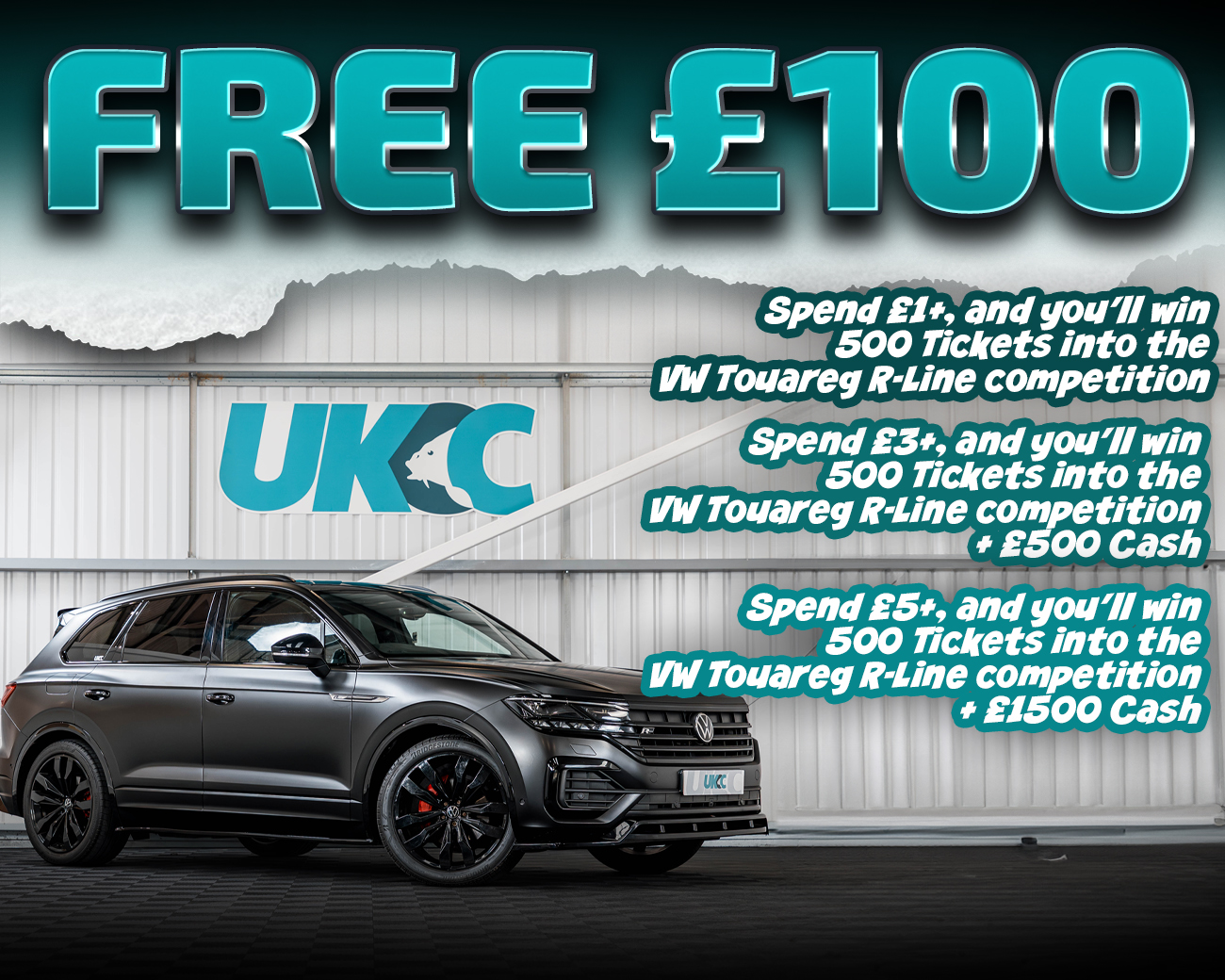 FREE ENTRY - WIN £100 | SPEND £1-£5+ AND WIN COMPETITION TICKETS & CASH!