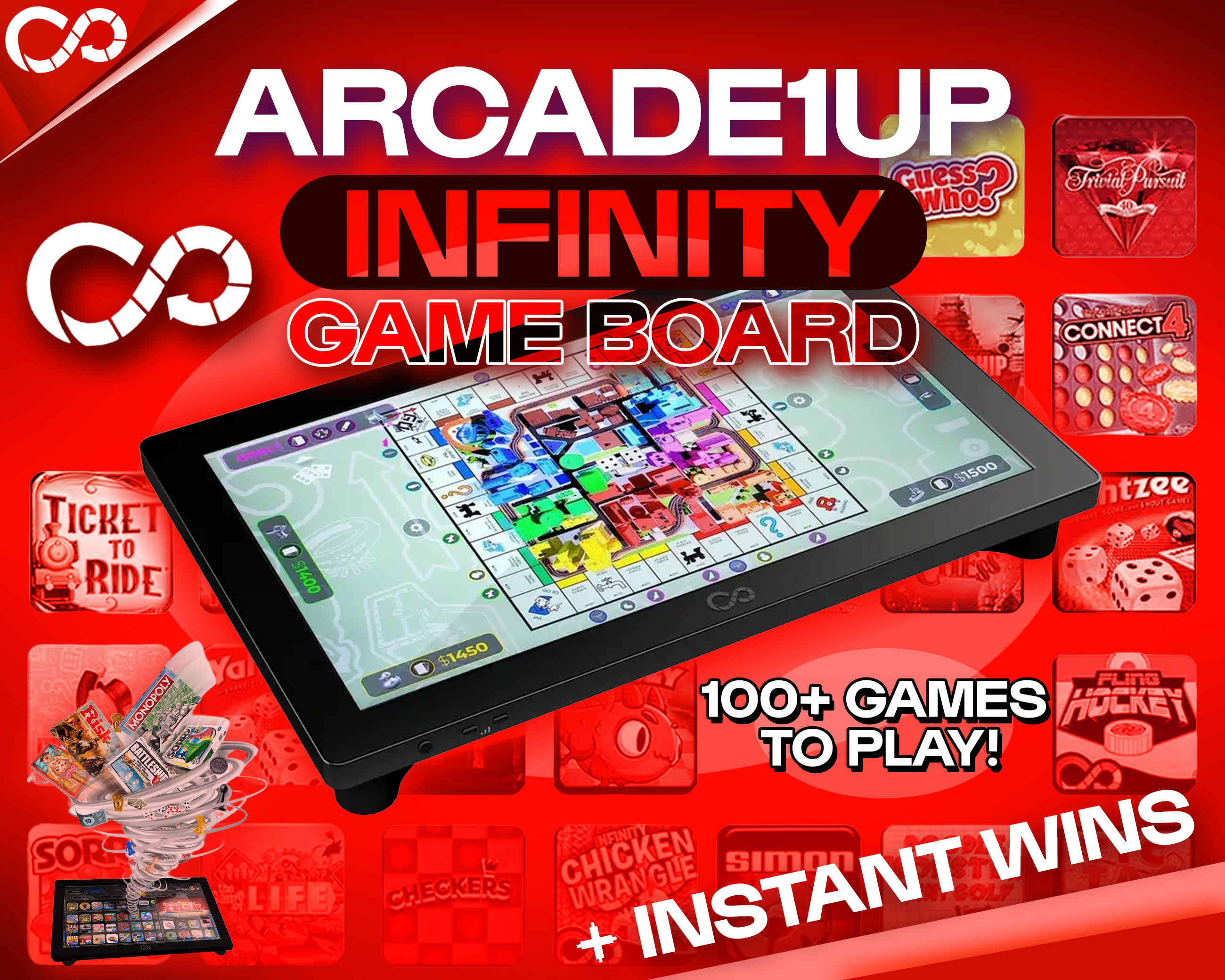 ARCADE1UP INFINITY GAME BOARD!