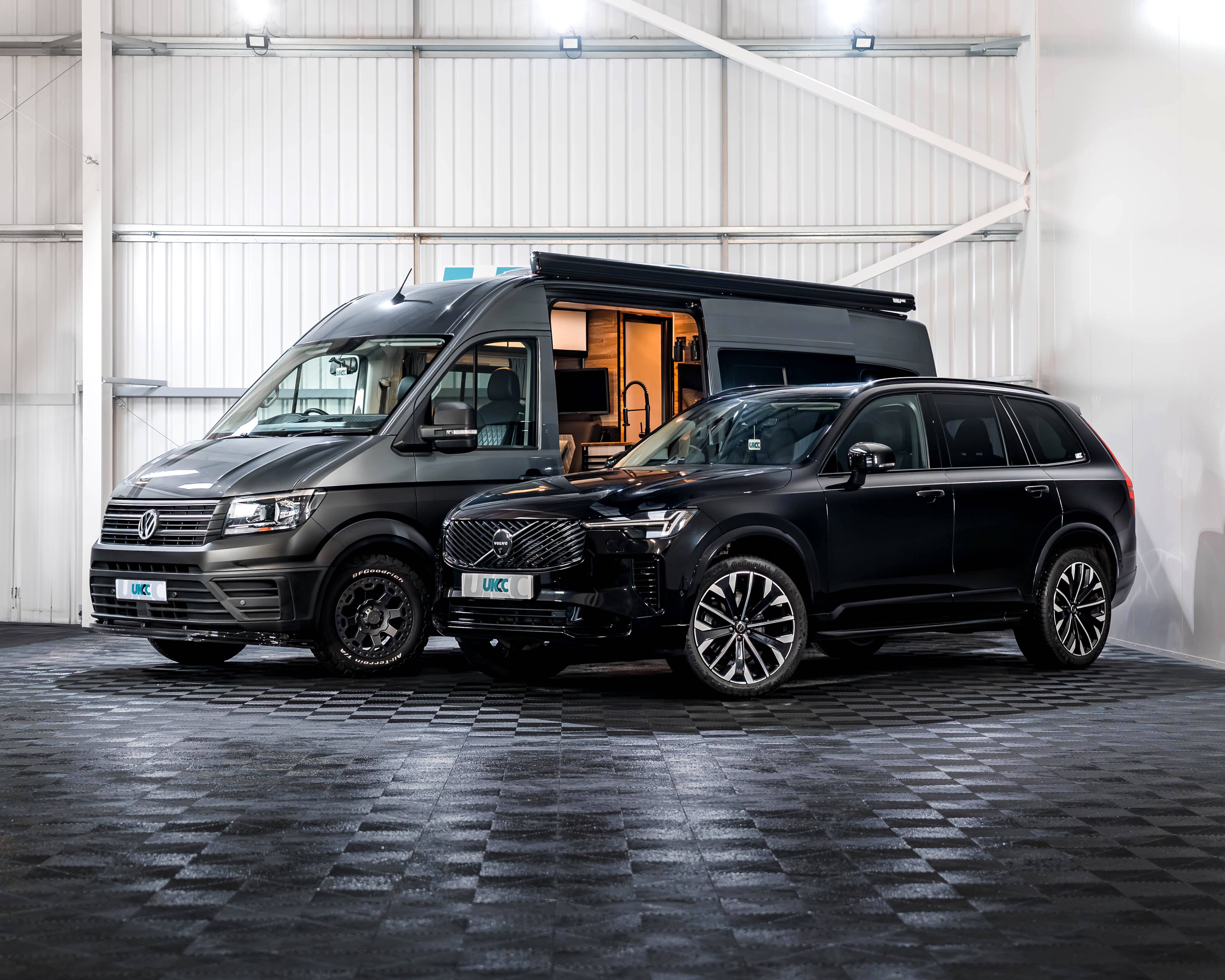 VW CRAFTER CAMPERVAN + VOLVO XC90!