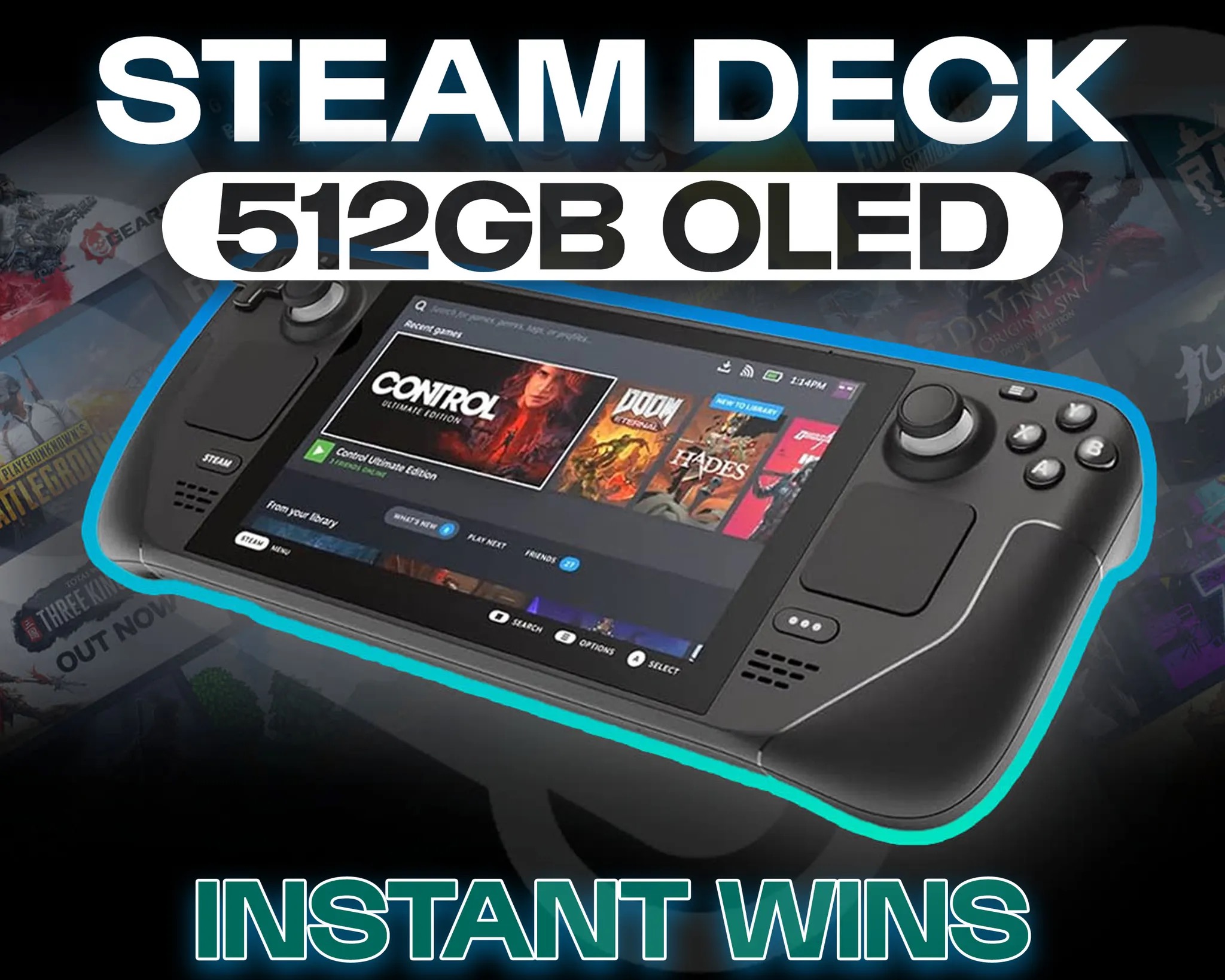 STEAM DECK 512GB OLED!