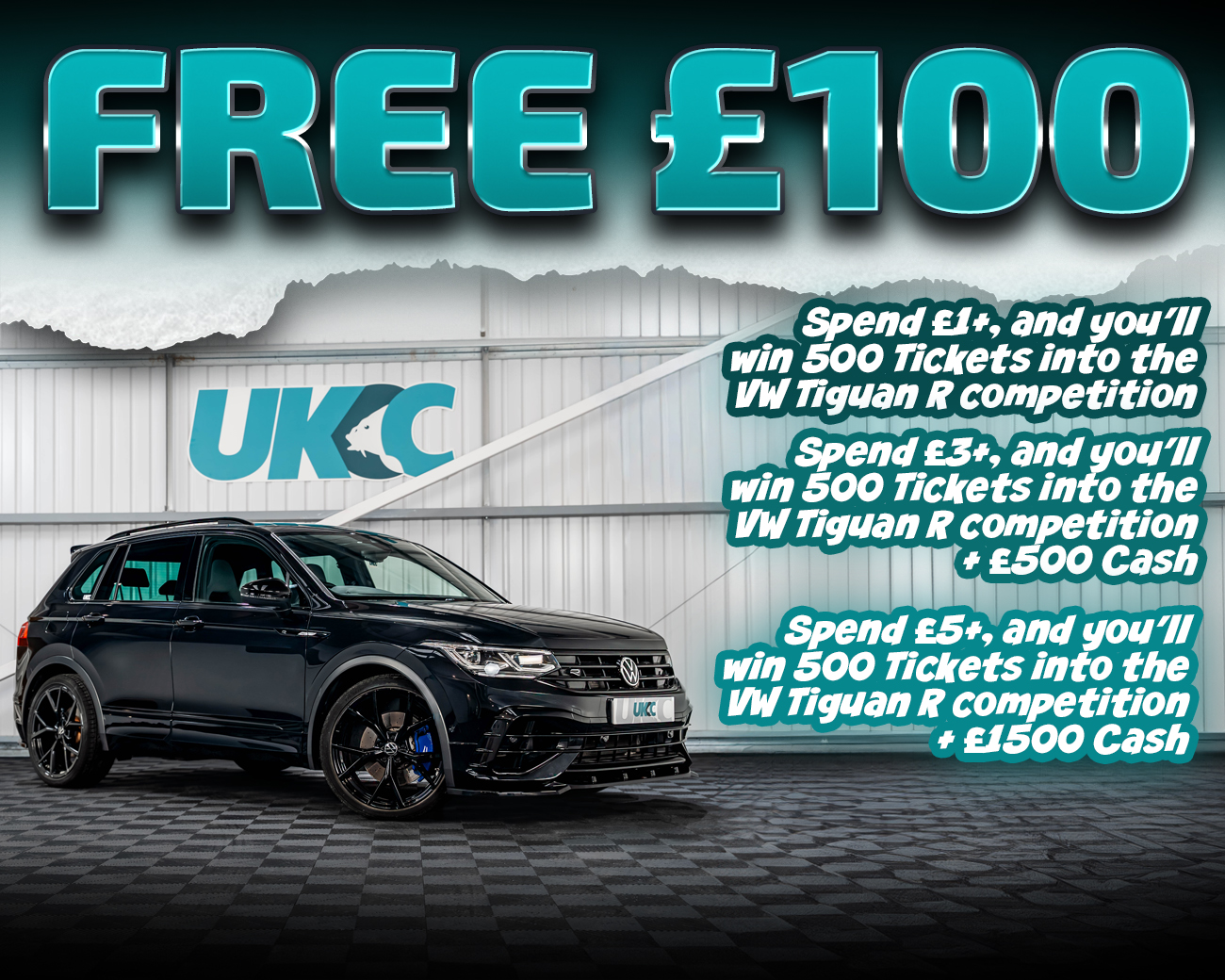 FREE ENTRY - WIN £100 | SPEND £1-£5+ AND WIN COMPETITION TICKETS & CASH!