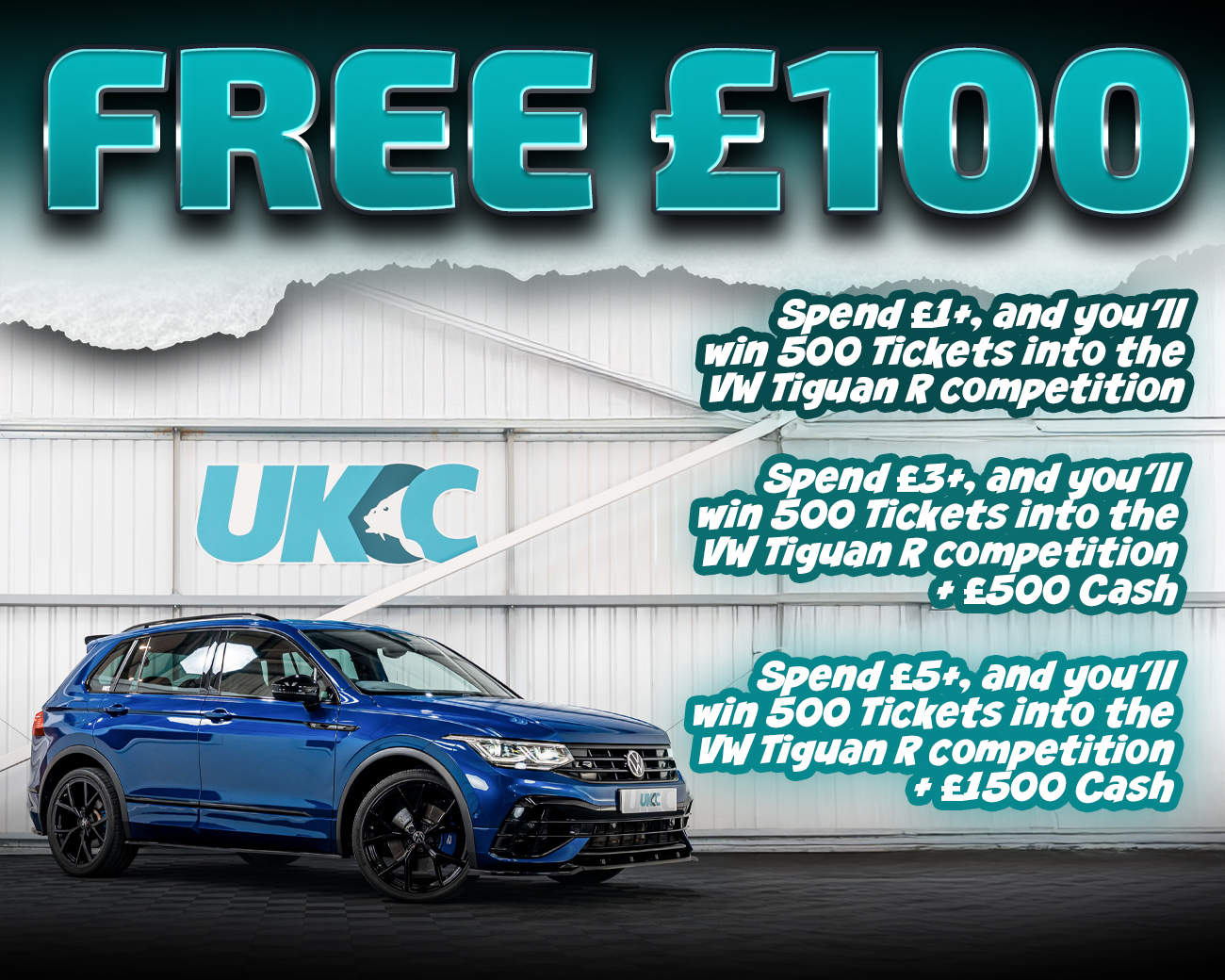 FREE ENTRY - WIN £100 | SPEND £1-£5+ AND WIN COMPETITION TICKETS & CASH!