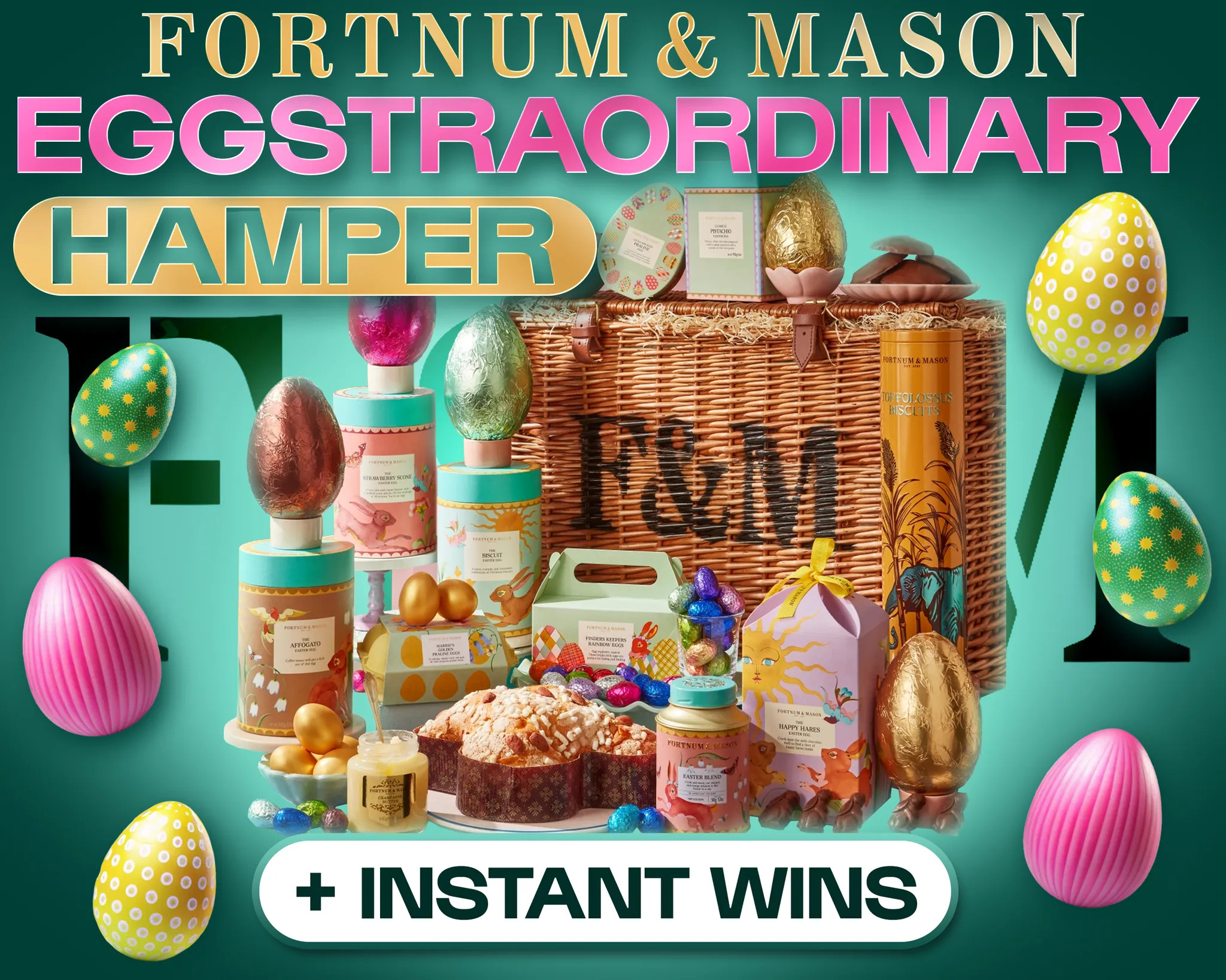 FORTNUM & MASON EGGSTRAORDINARY HAMPER!