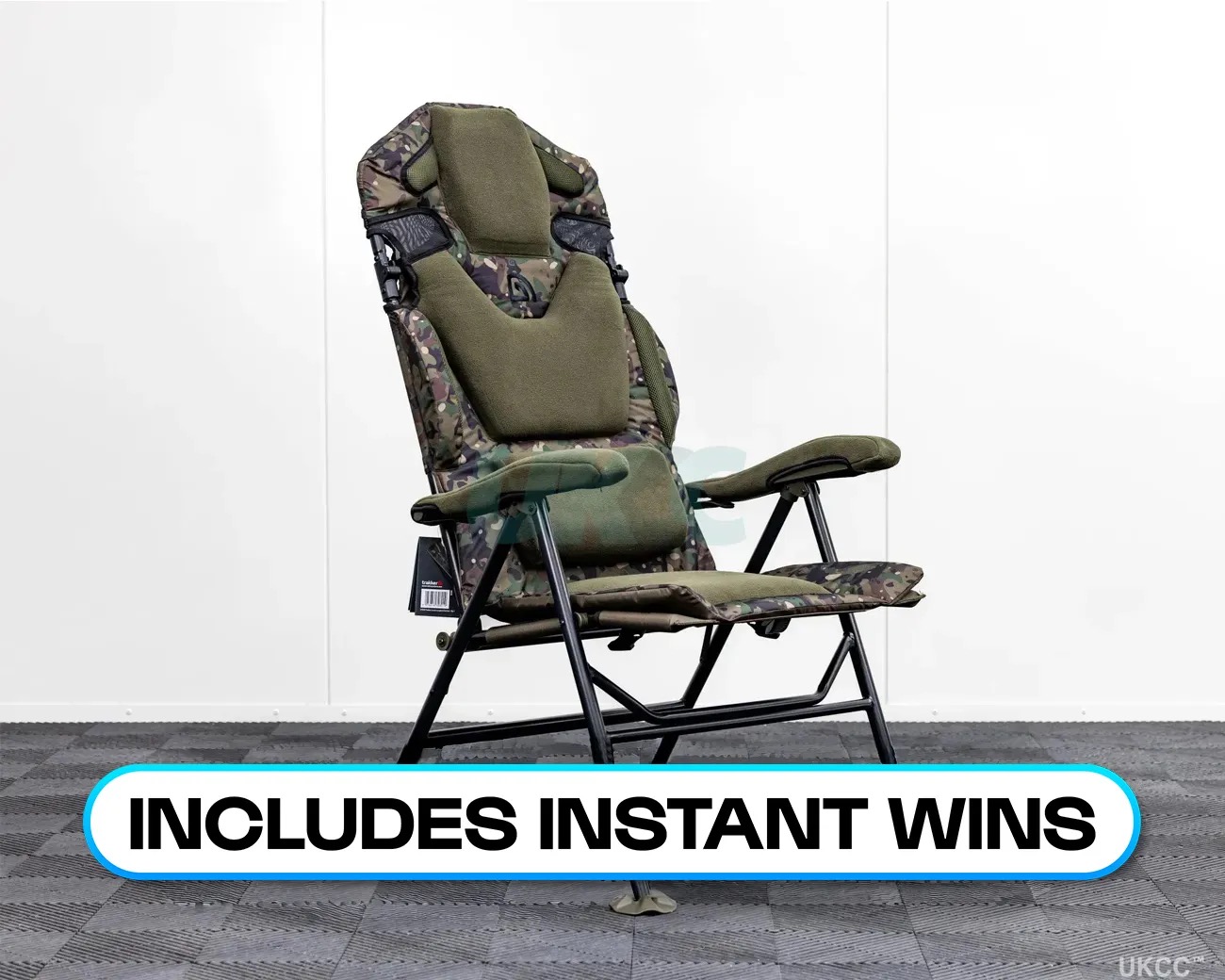 TRAKKER LEVELITE LONGBACK RECLINER CHAIR CAMO!