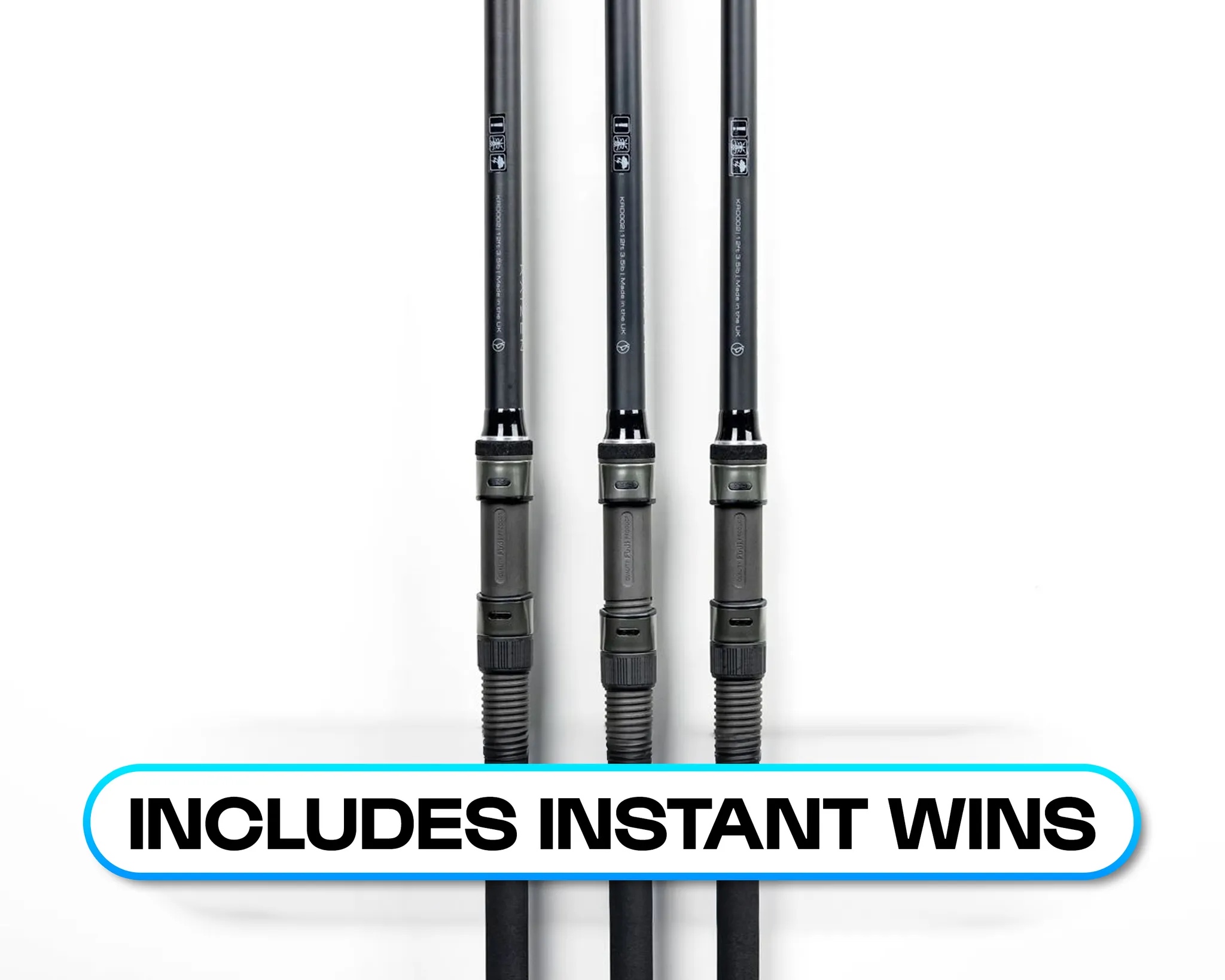 KORDA KAIZEN PLATINUM 12FT 3.5LB RODS!