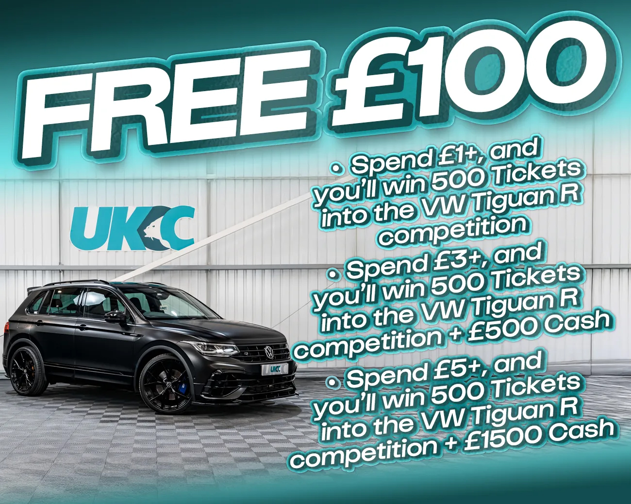 FREE ENTRY - WIN £100 | SPEND £1-£5+ AND WIN COMPETITION TICKETS & CASH!