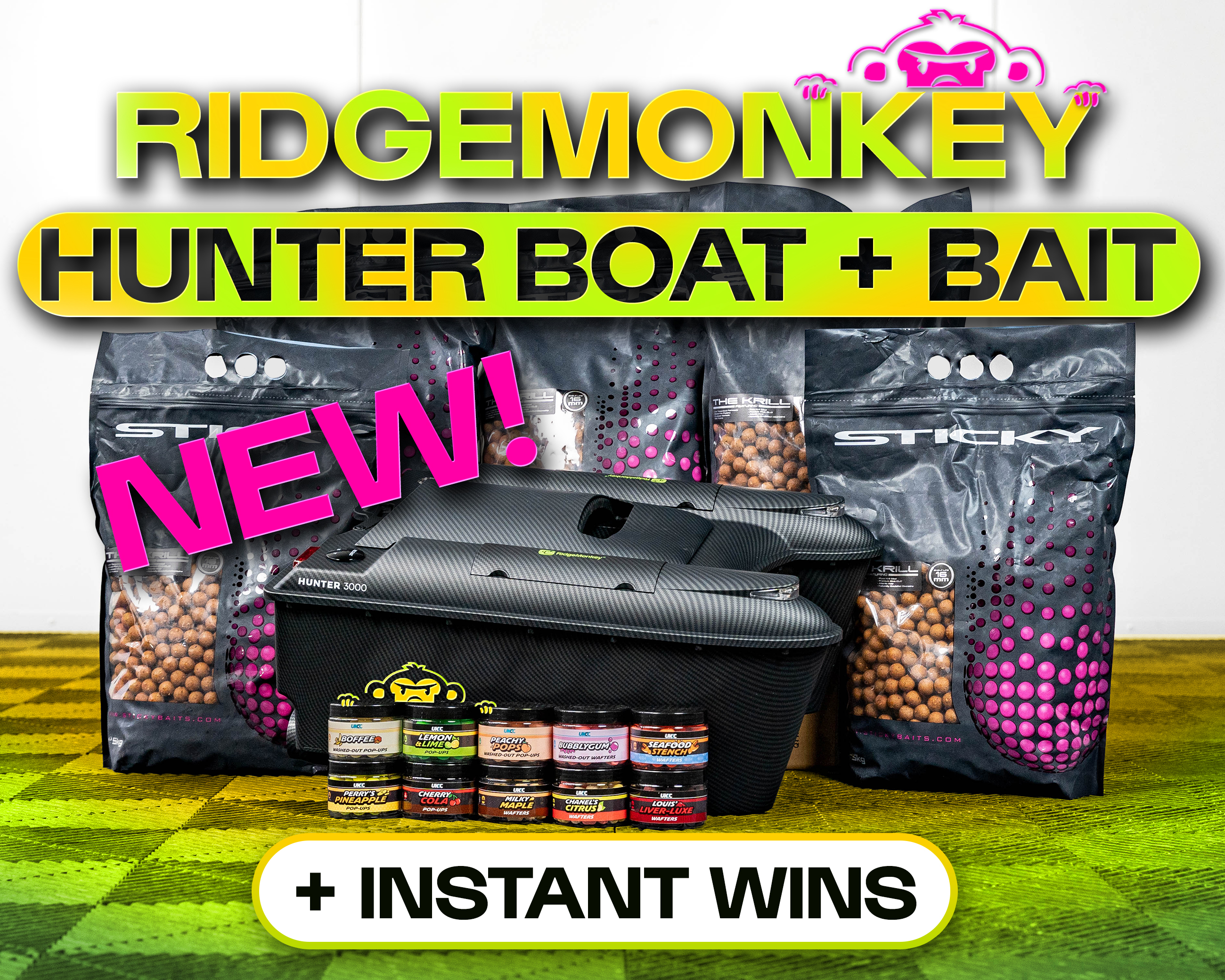 NEW RIDGEMONKEY HUNTER BOAT + BAIT BUNDLE!