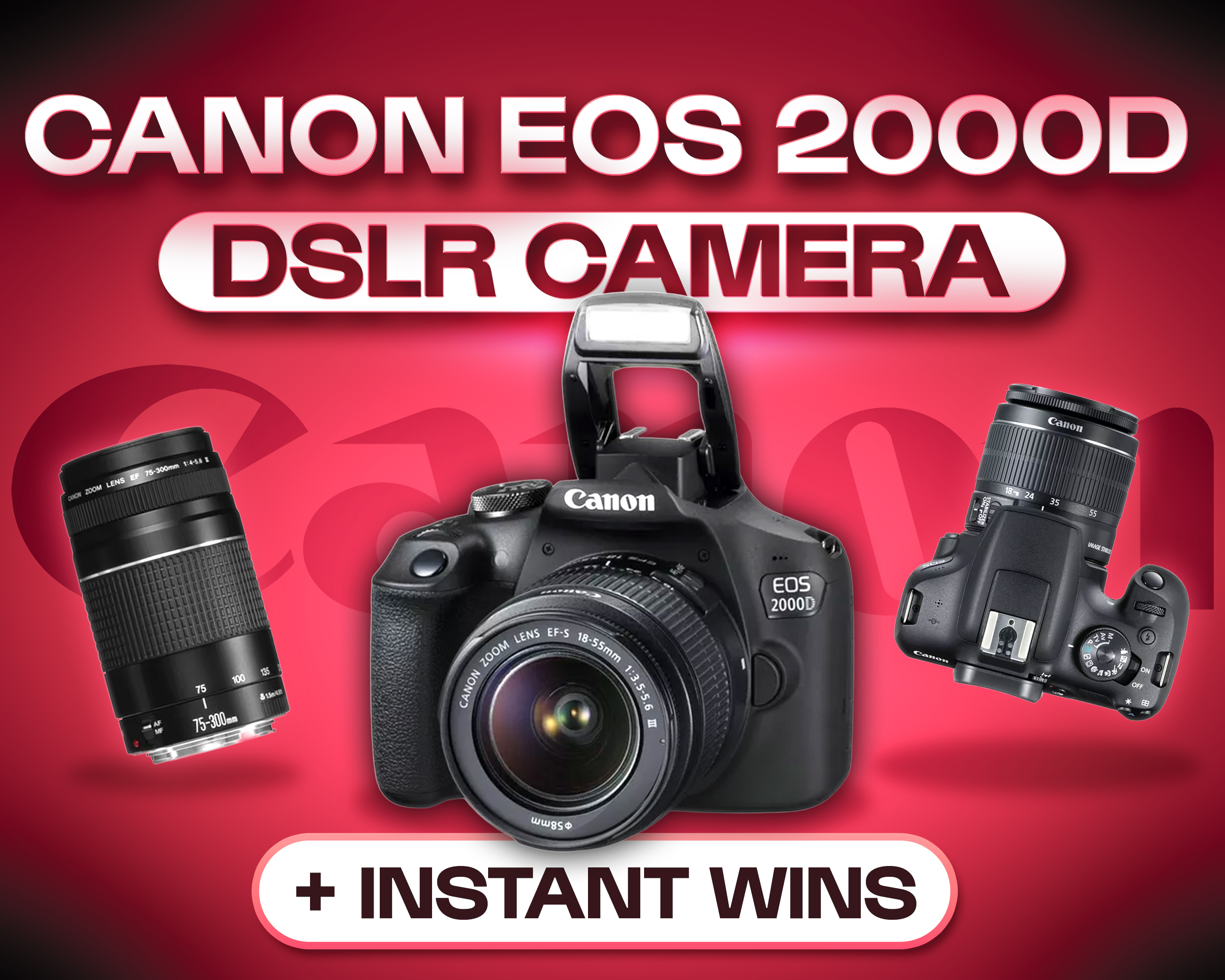 CANON EOS 2000D DSLR CAMERA!