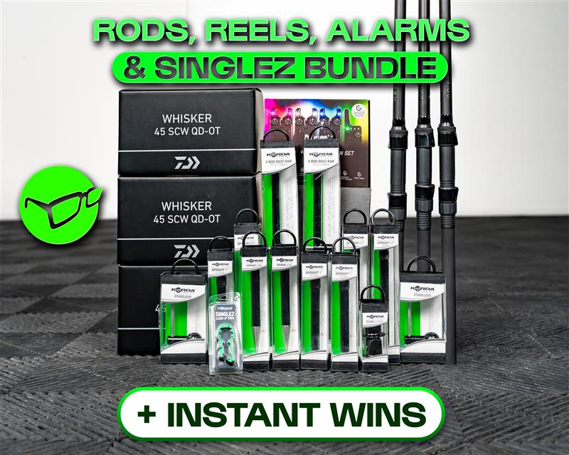 WIN NEW RODS & REELS + ALARMS + SINGLEZ!