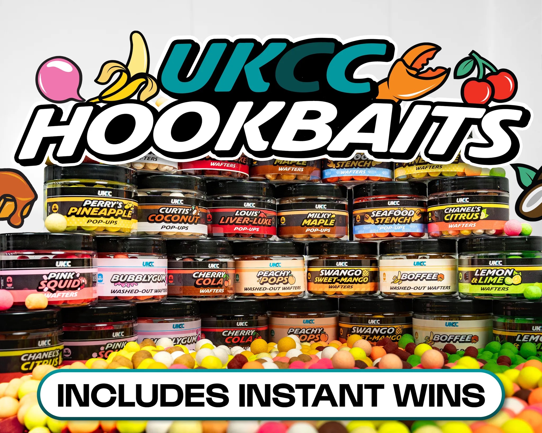FULL RANGE OF UKCC HOOKBAITS!