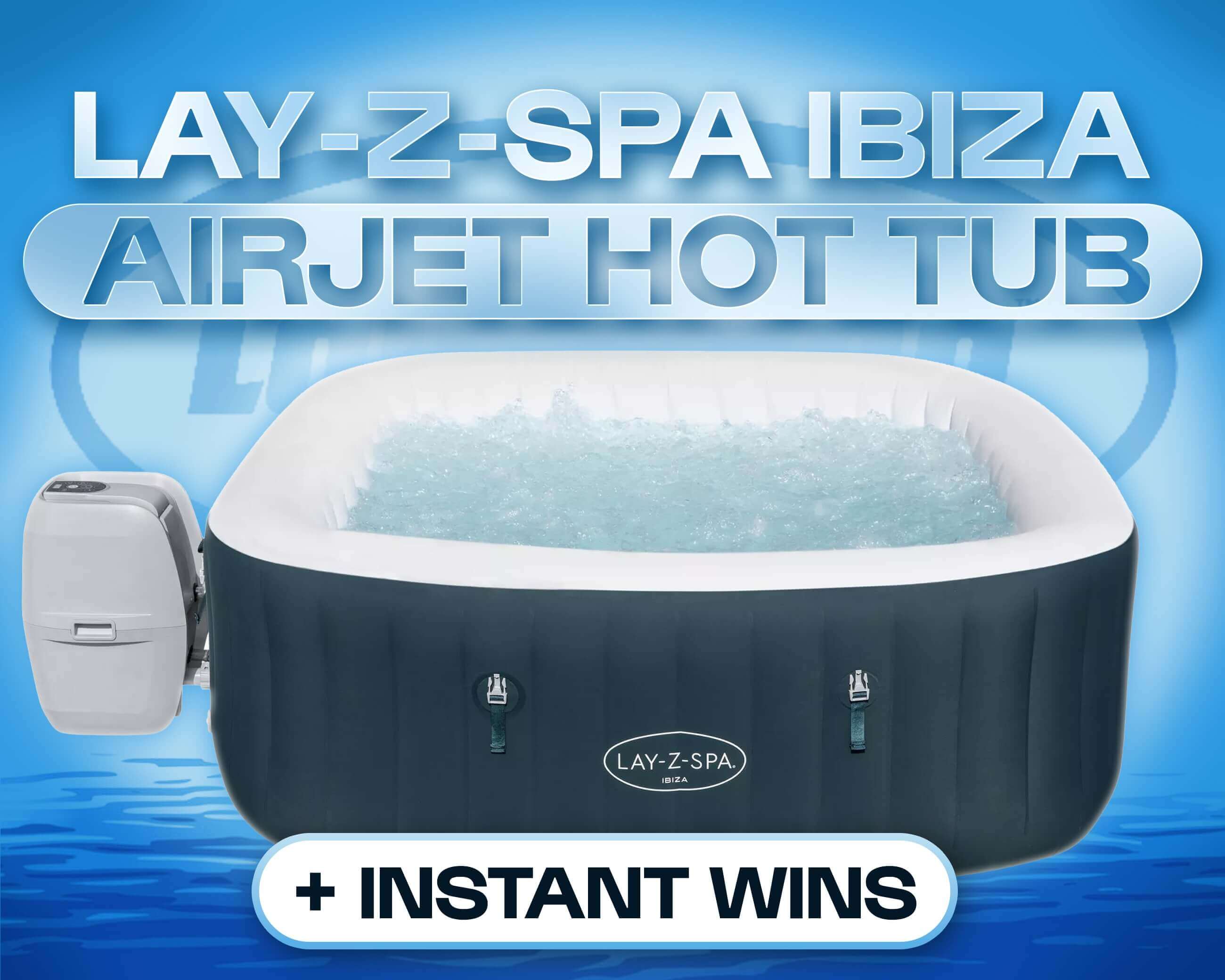 LAY-Z-SPA IBIZA AIRJET HOT TUB!