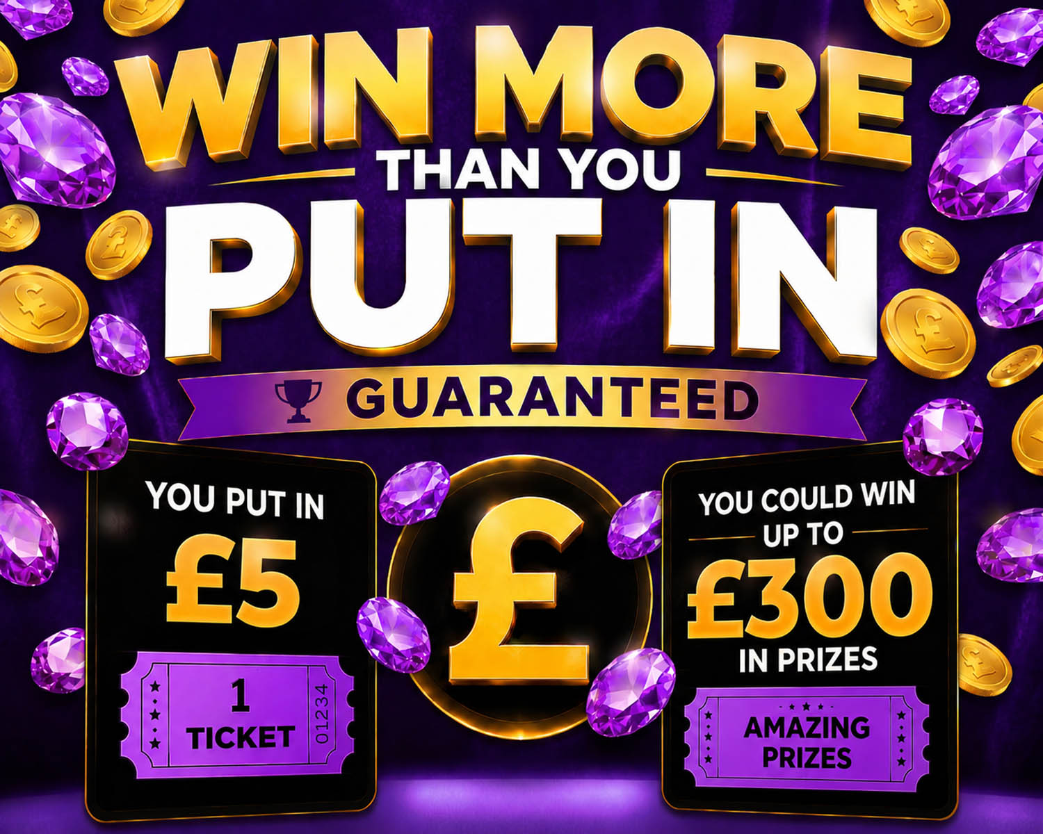 THE £5.00 'WIN MORE' RAFFLE!