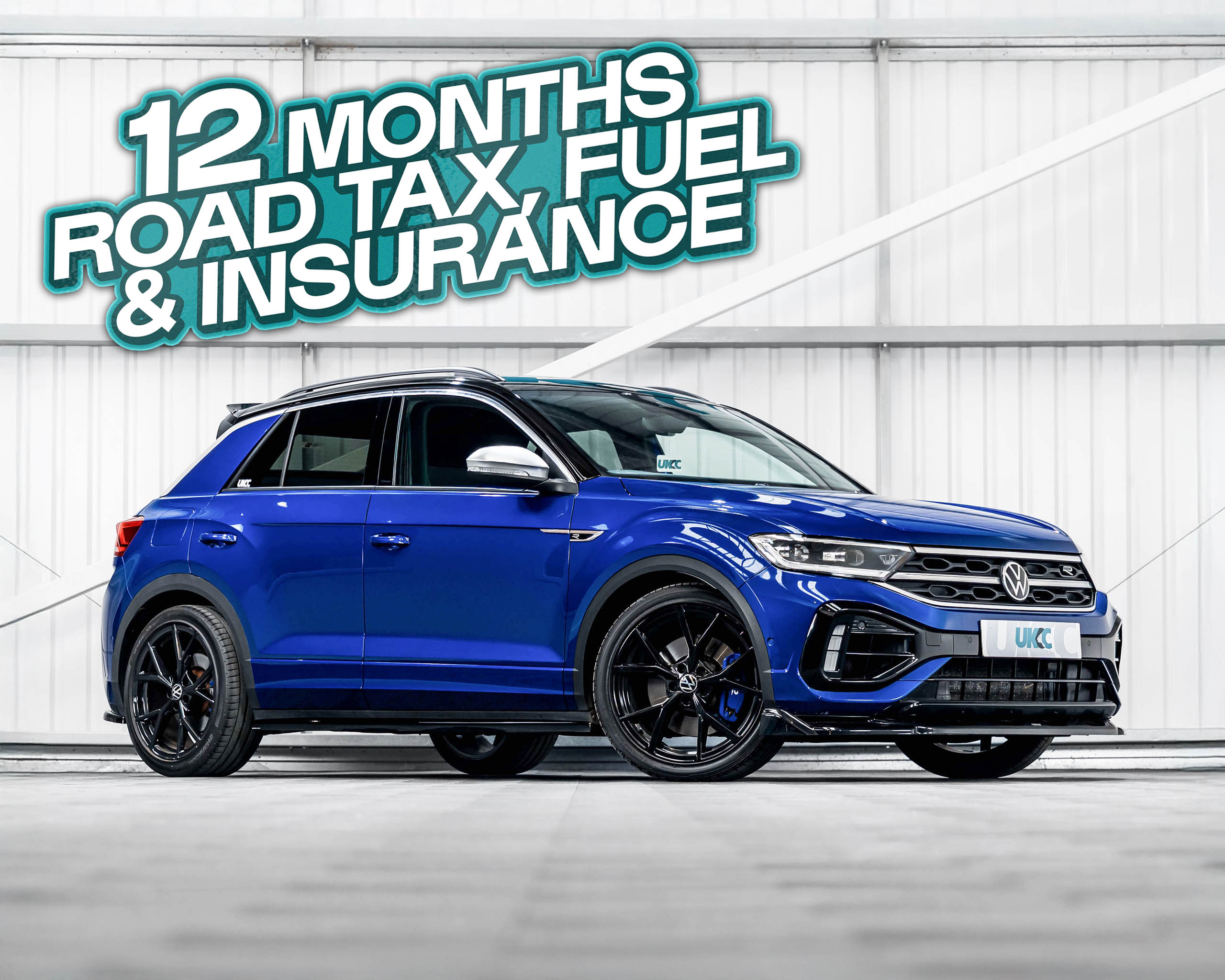 VW T-ROC R + 12 MONTHS: ROAD TAX, INSURANCE & FUEL!