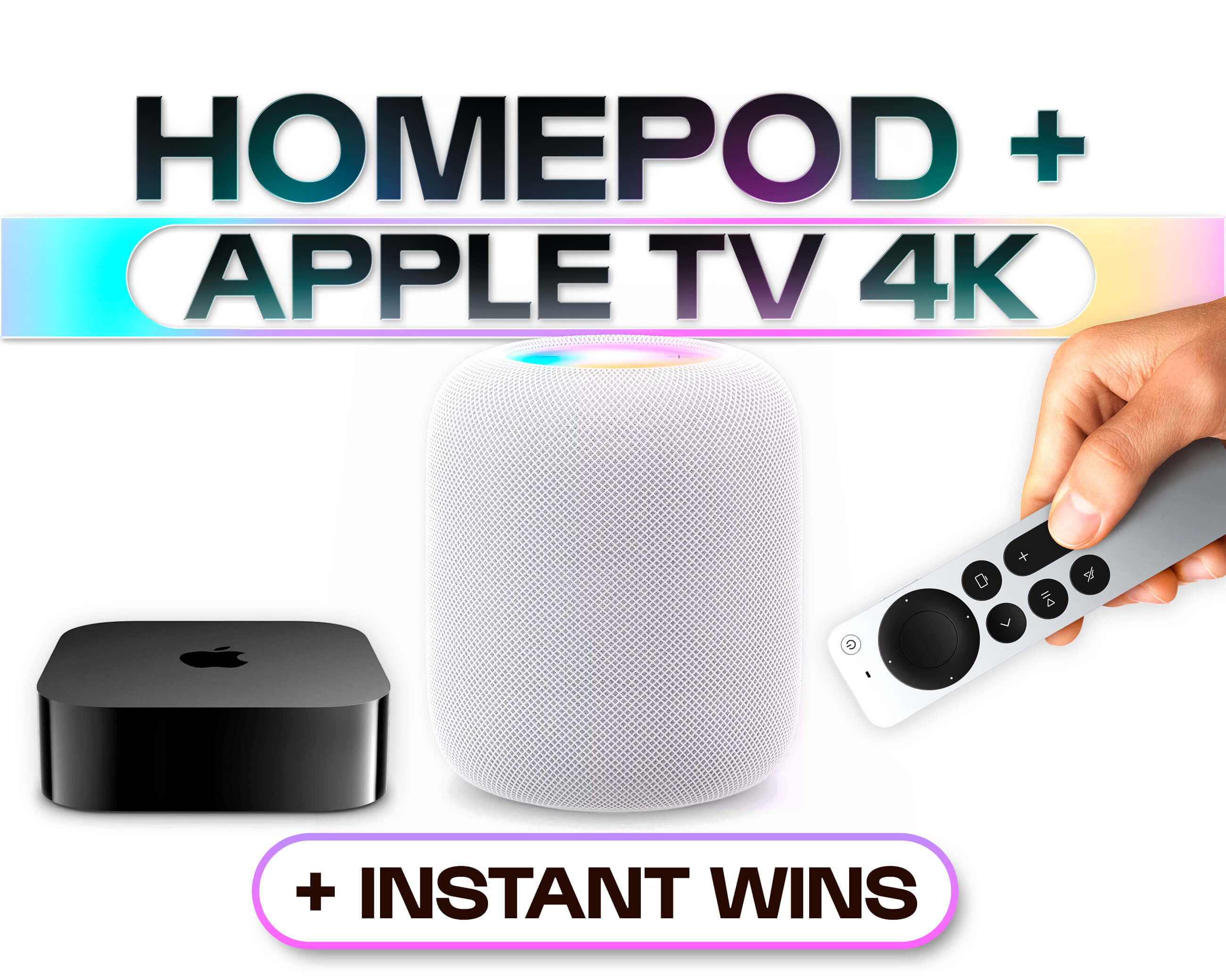 APPLE HOMEPOD + APPLE TV 4K!