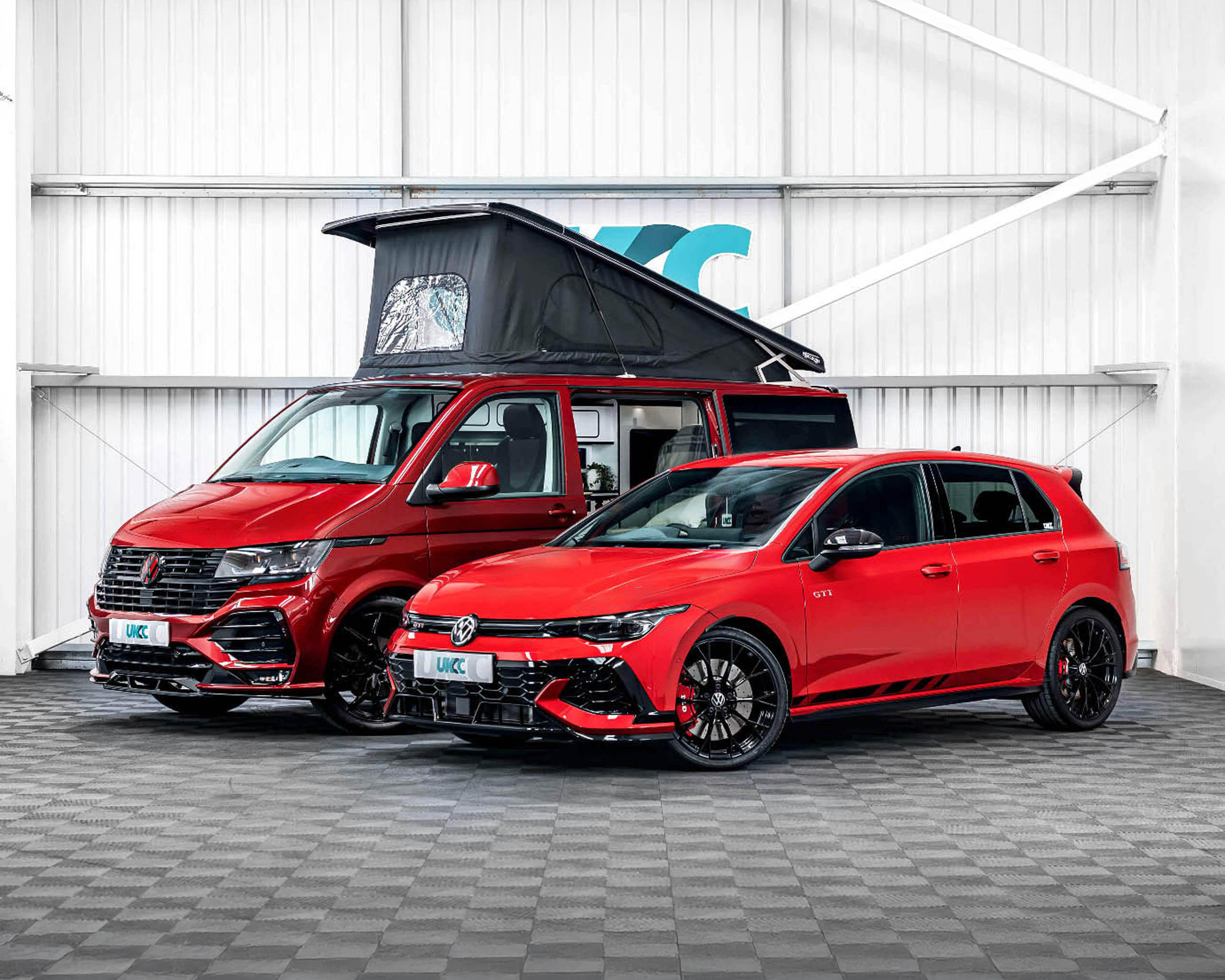 2023 VW TRANSPORTER CAMPER + 2025 VW GOLF GTI CLUBSPORT + £10,000 CASH!