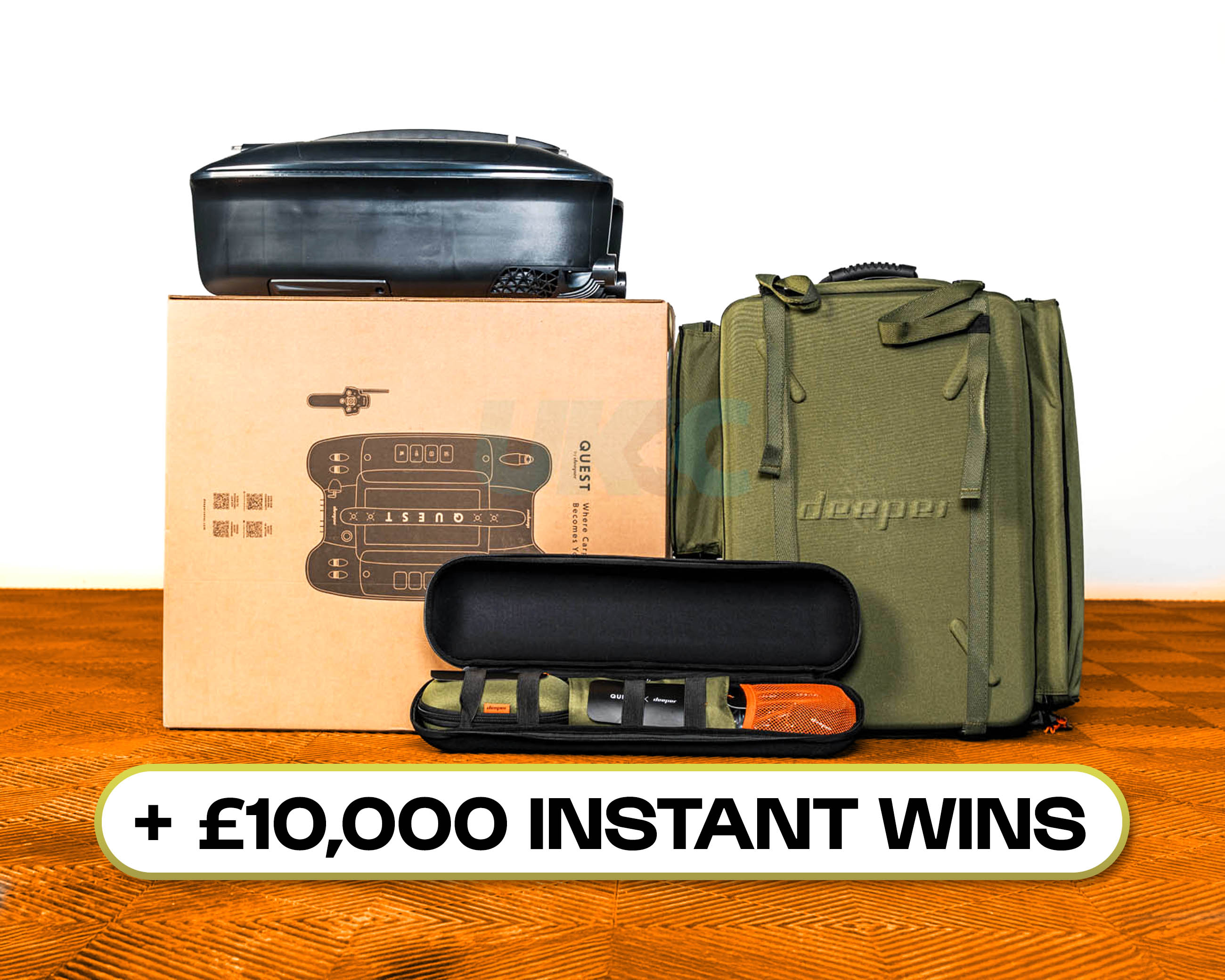 DEEPER QUEST BAIT BOAT + £10,000 INSTANT WINS!