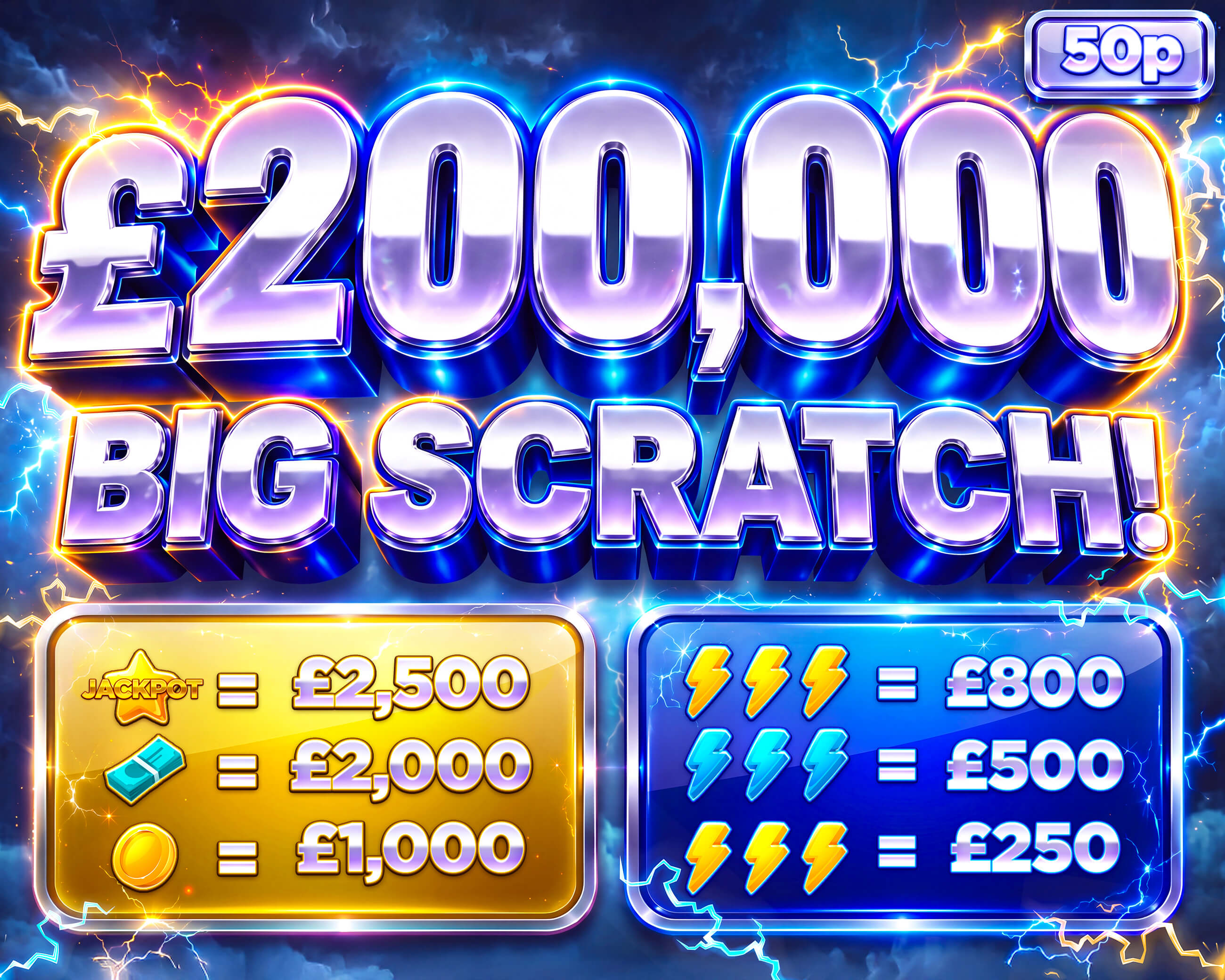 £200,000 BIG SCRATCH!