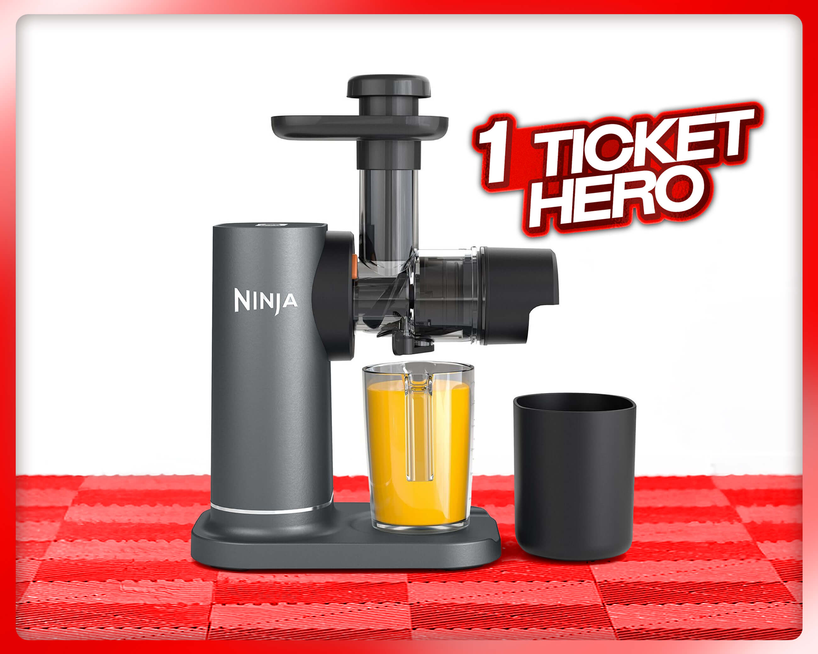 NINJA COLD PRESS JUICER WITH ANTI-CLOG FILTER!