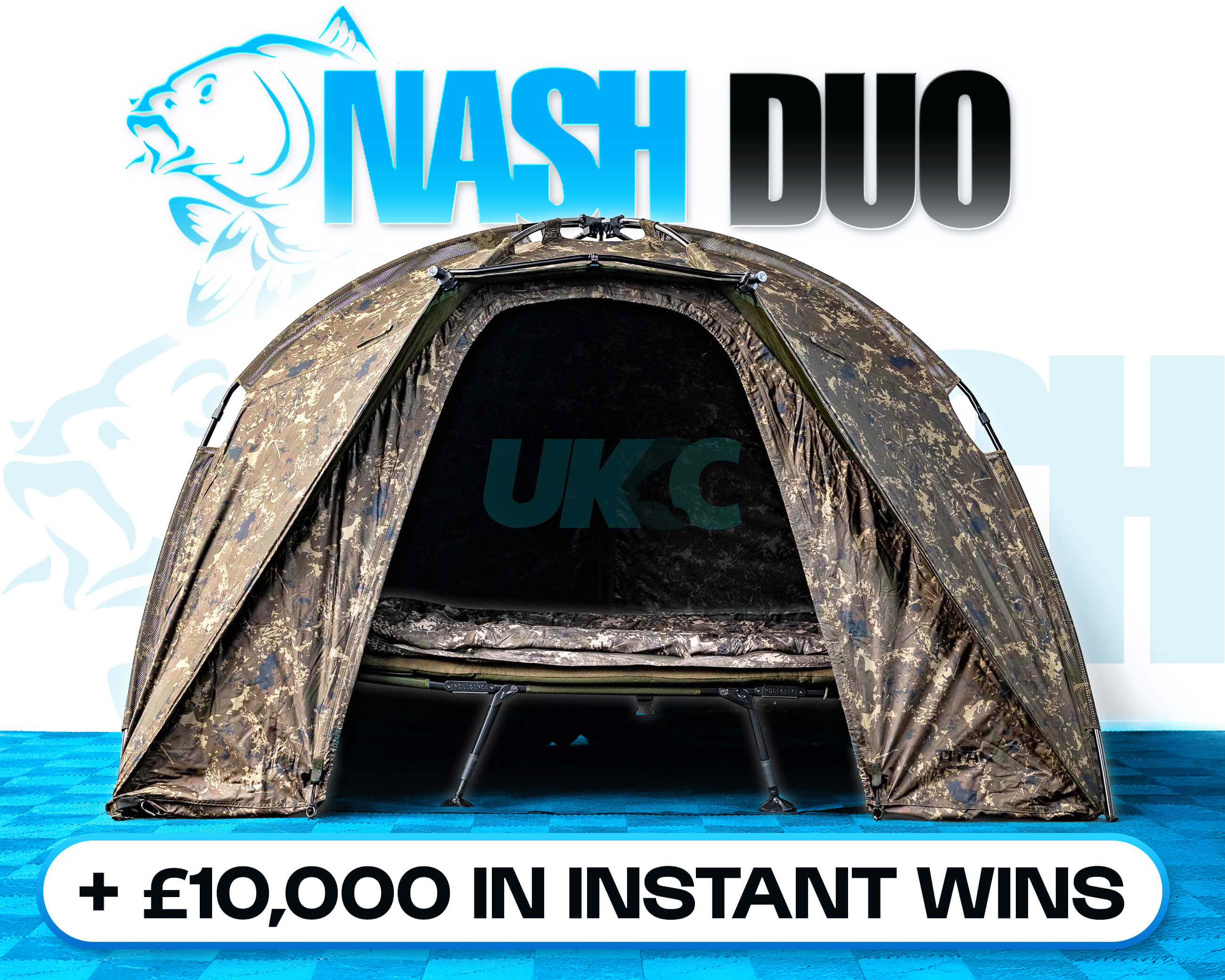 NASH TITAN HIDE CAMO PRO XL + NASH MF60 INDULGENCE SLEEP SYSTEM!
