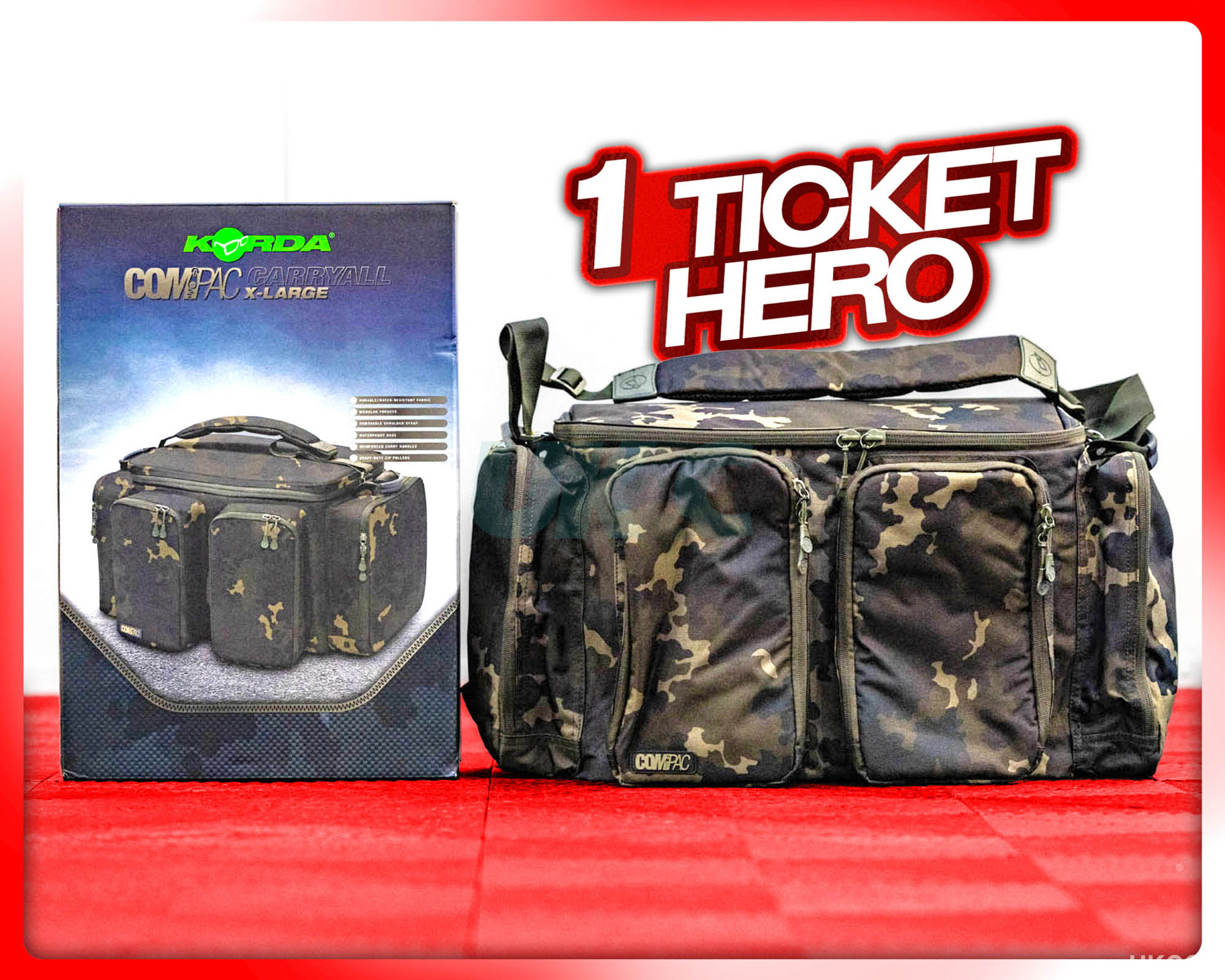 KORDA COMPAC X-LARGE CARRYALL DARK KAMO!