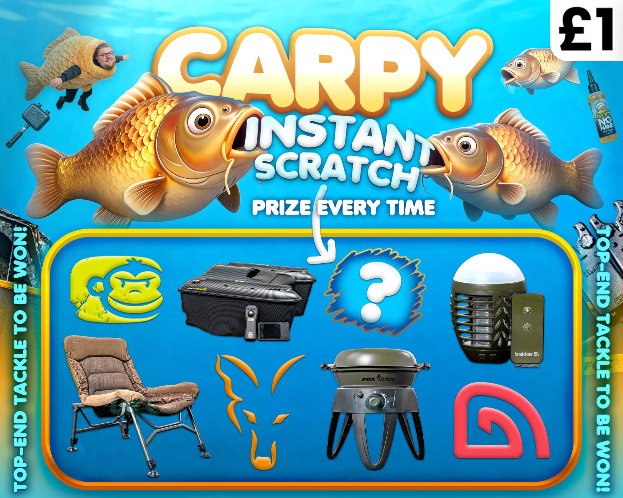 CARPY PRIZE EVERY TIME!