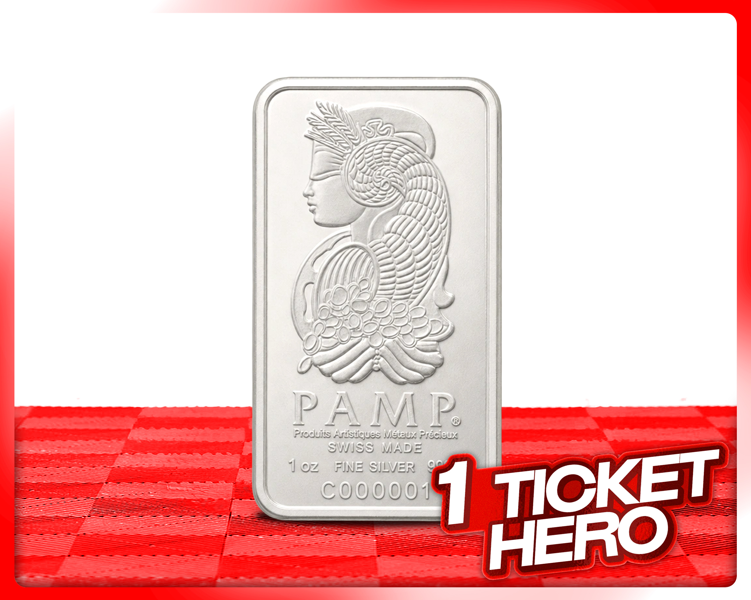 1OZ SILVER BAR!
