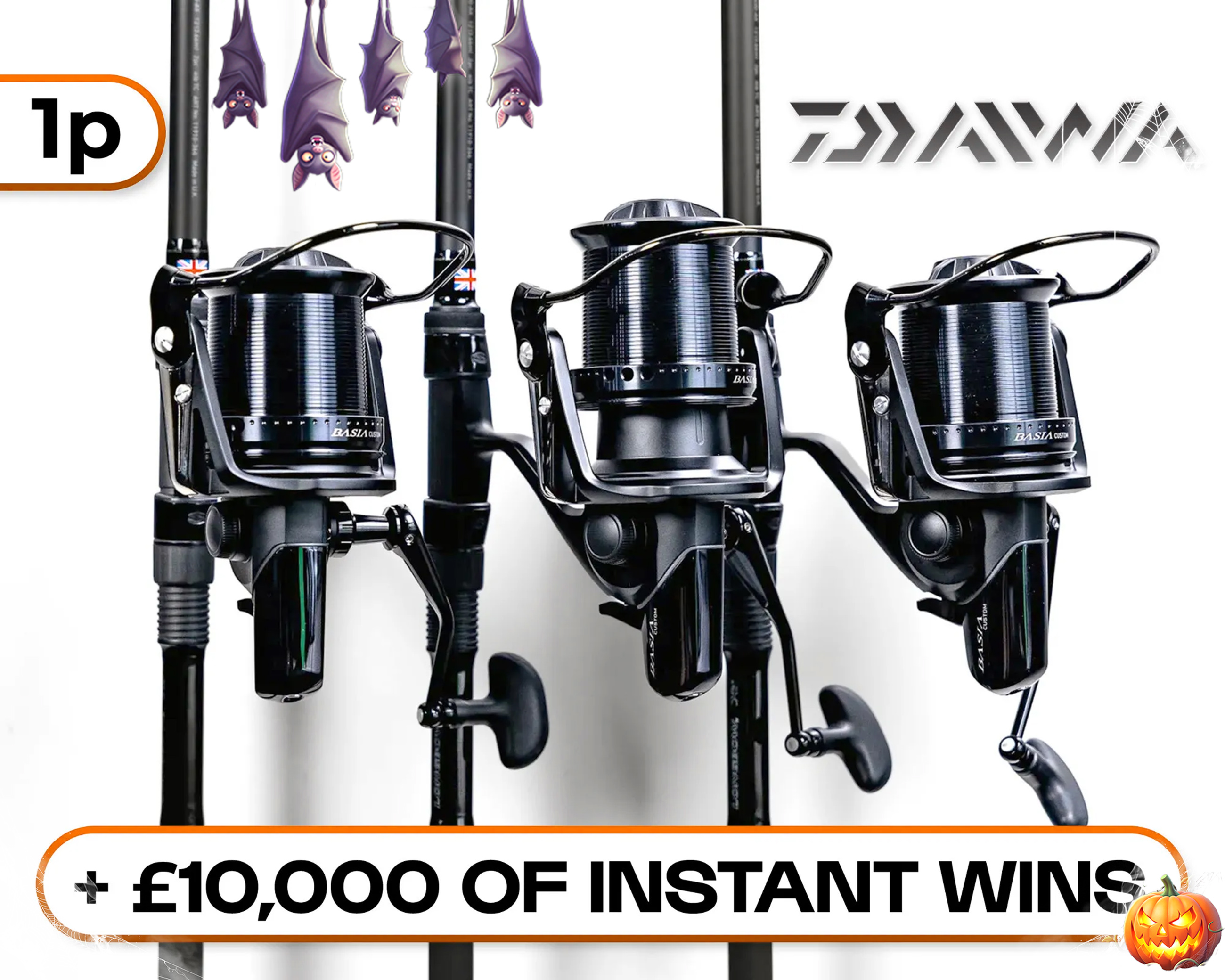 DAIWA BASIA DCR9 REELS + LONGBOW RODS!