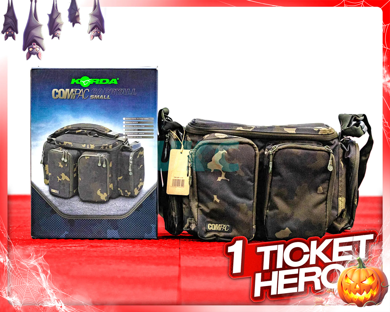 KORDA COMPAC SMALL CARRYALL DARK KAMO!