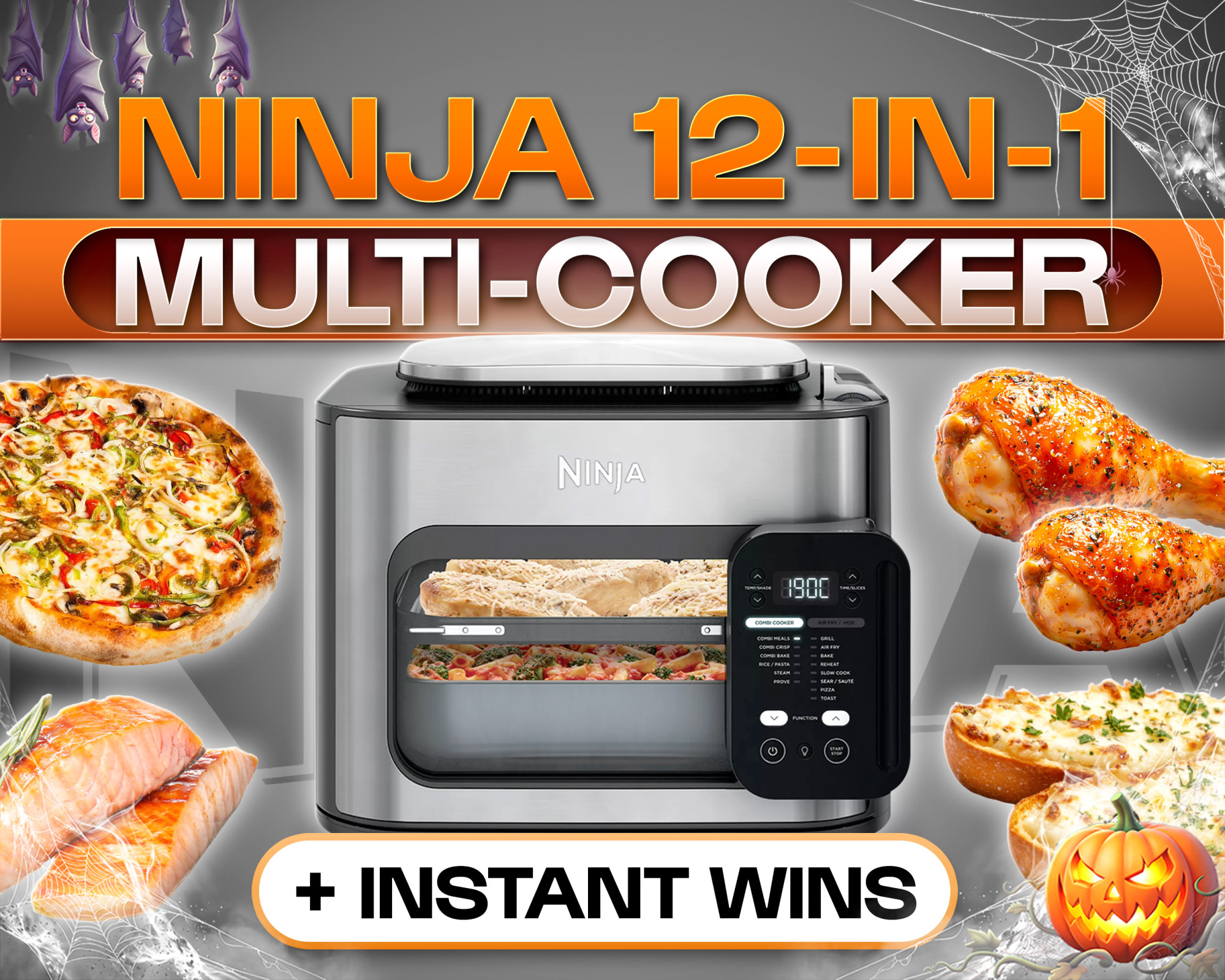NINJA COMBI 12-IN-1 MULTI-COOKER, OVEN & AIR FRYER!
