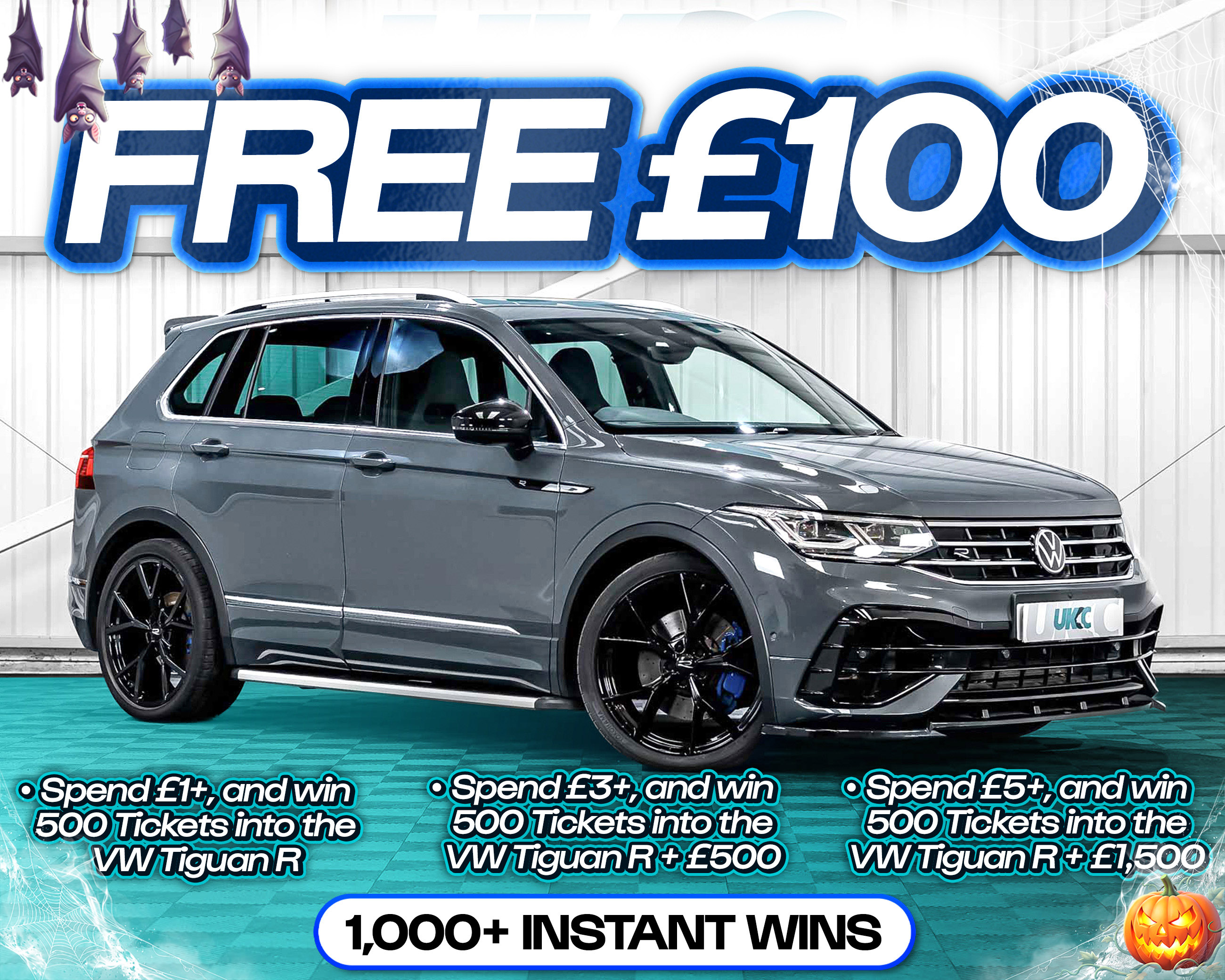 FREE ENTRY - WIN £100 | SPEND £1-£5+ AND WIN COMPETITION TICKETS & CASH!