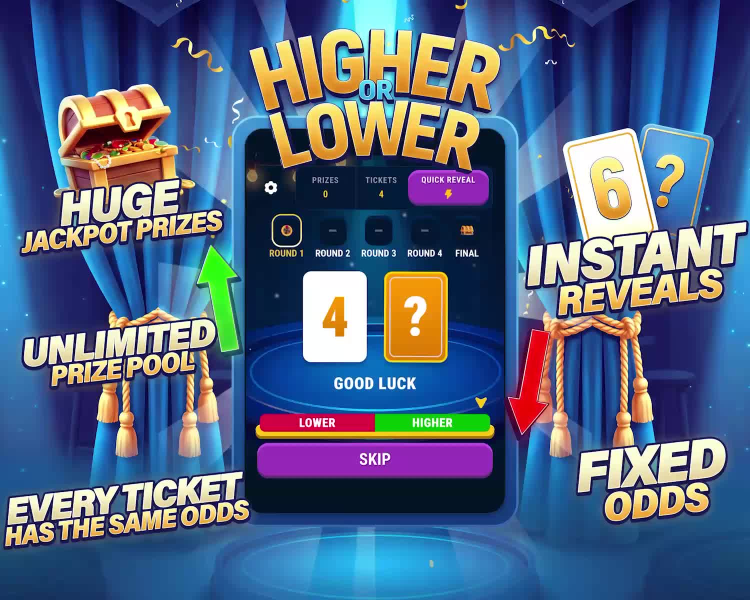 HIGHER OR LOWER!